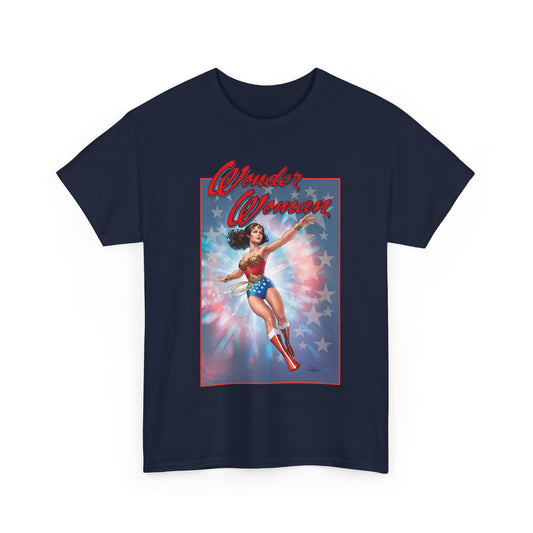 Wonder Woman '77 T-Shirt - Nicola Scott Art - Comic Book Based on the 1970s TV Series with Lynda Carter - DC Comics