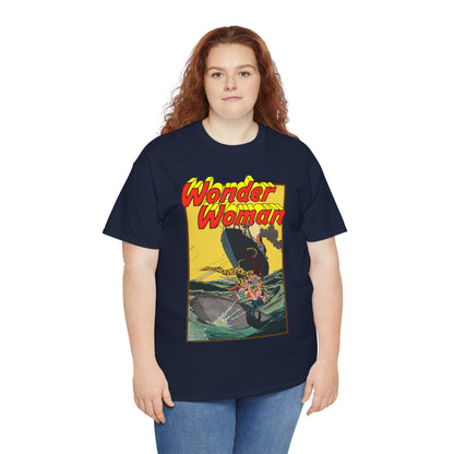 Wonder Woman Vs Cheetah T-Shirt - Rich Buckler & Dan Giordano Art - DC Comics