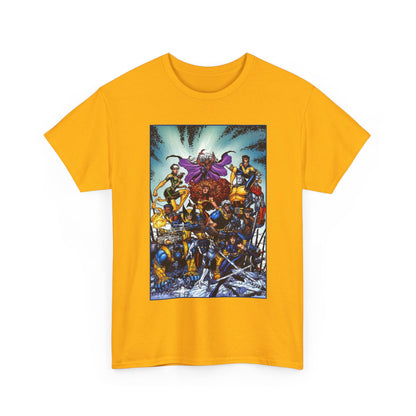 X-Men Revolution T-Shirt - Arthur Adams Art - Jean Grey, Storm, Wolverine, Cable, Rogue, Beast, Colossus, Gambit, Nightcrawler, Psylocke, Thunderbird III - Marvel Comics