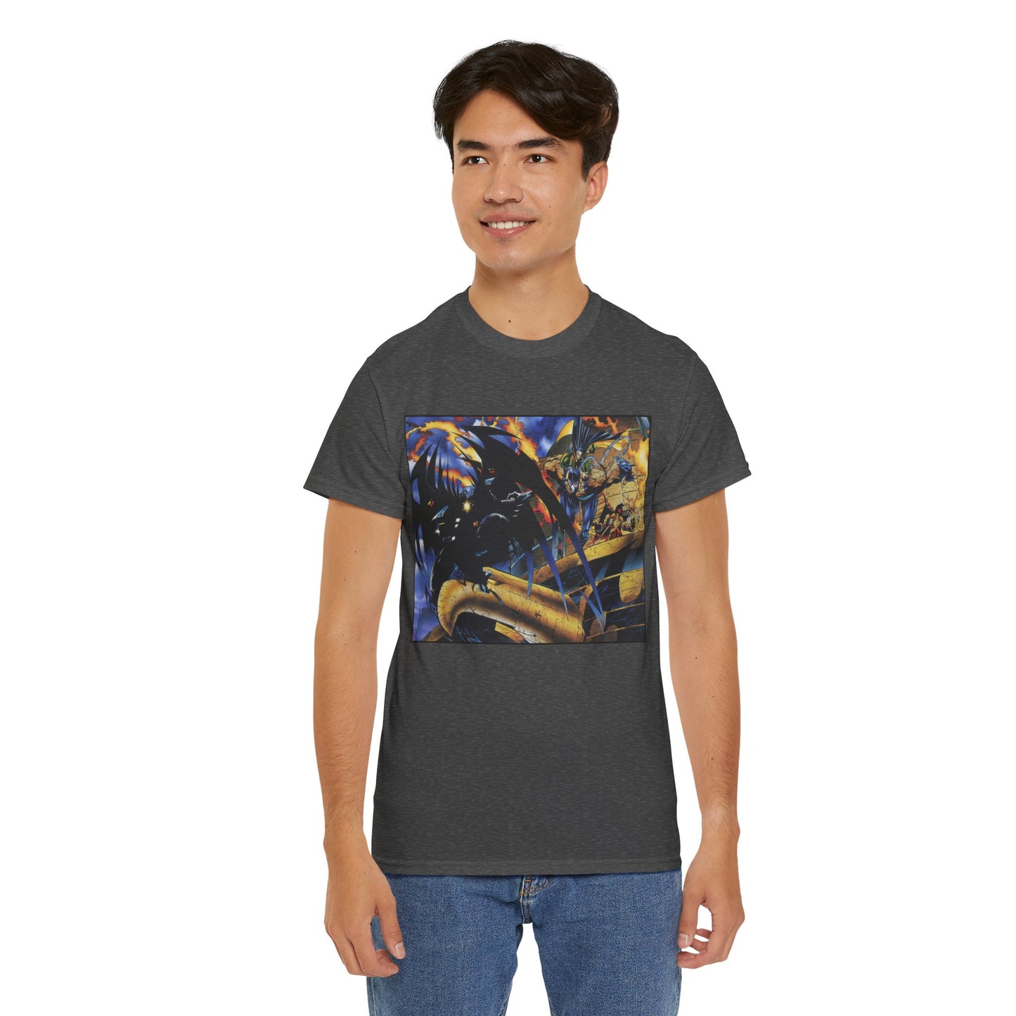Batman Universe T-Shirt - Joe Quesada Art - 1990s Knightfall Era - Azrael, Robin, Bane - DC Comics