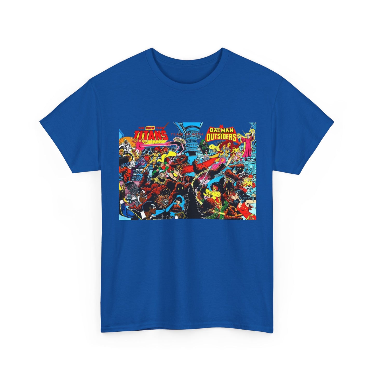 New Teen Titans & Batman and the Outsiders T-Shirt - George Perez & Jim Aparo Art - DC Comics