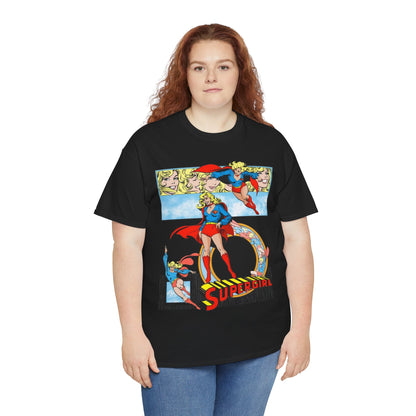 Supergirl T-Shirt - Krypton, Superman, Kara, Kandor - DC Comics - 1980s Art - Style Guide - Superman's Cousin