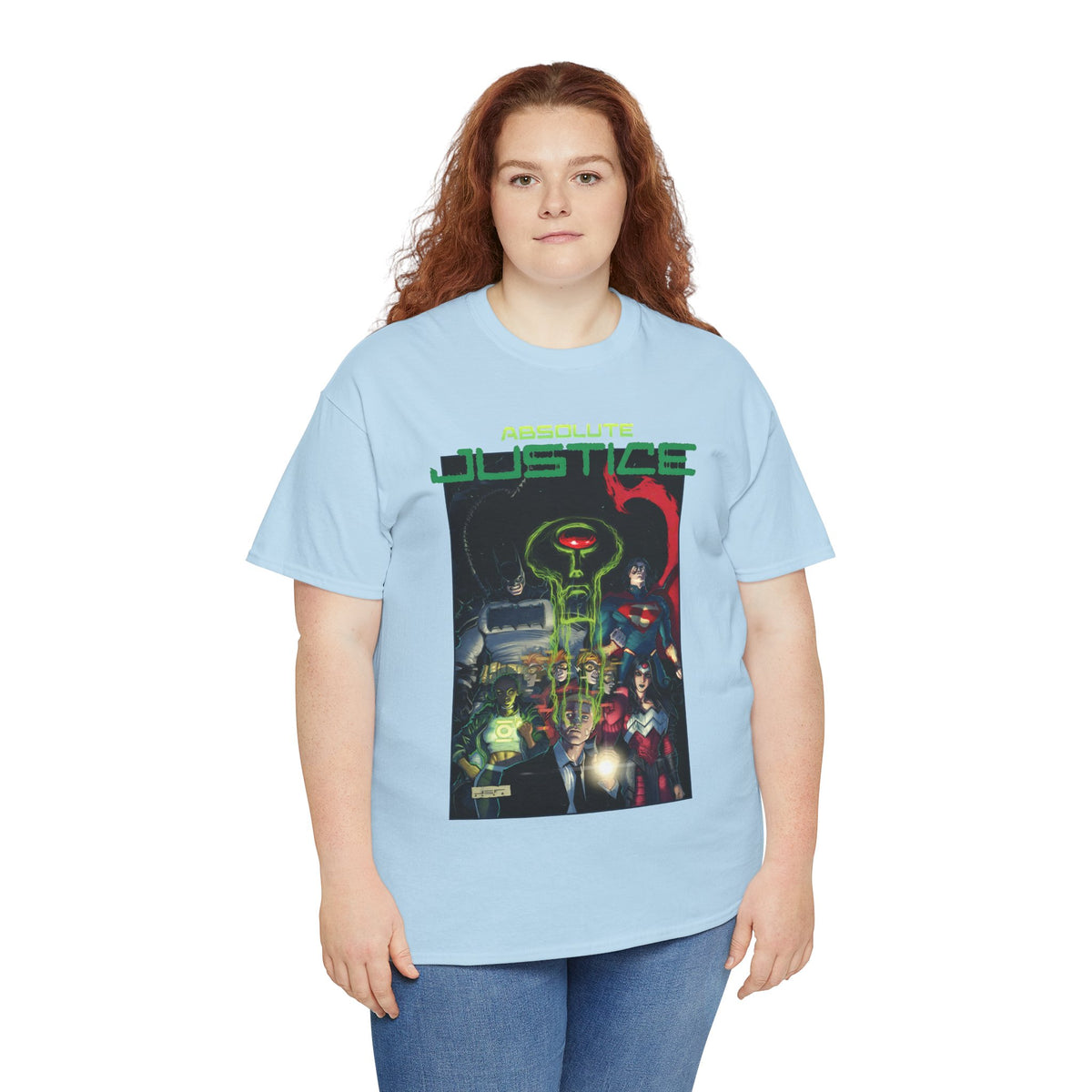 Absolute Justice T-Shirt - Juan Ferreyra Art - Superman Batman Wonder Woman Martian Manhunter - DC Comics