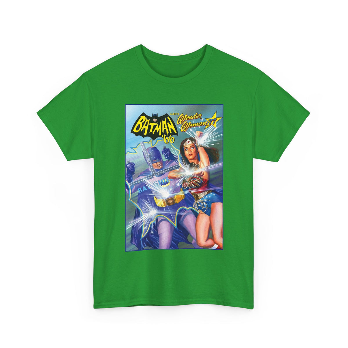 Batman '66 Meets Wonder Woman '77 T-Shirt - Alex Ross Art - DC Comics
