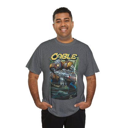 Cable T-Shirt - Greg Capullo Art - X-Force Leader, Mutant Fighter - Nathan Summers - Marvel Comics