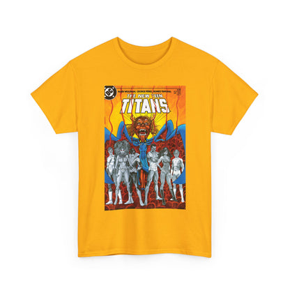 New Teen Titans #4 T-Shirt - George Perez Art - Trigon the Terrible - DC Comics