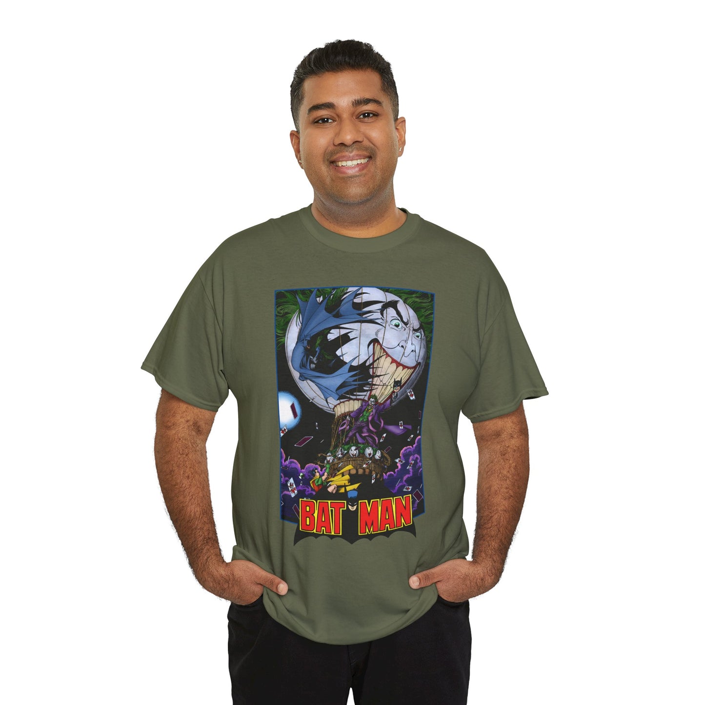 Batman T-Shirt - George Perez Art - From The Portfolio - Joker & Robin - DC Comics