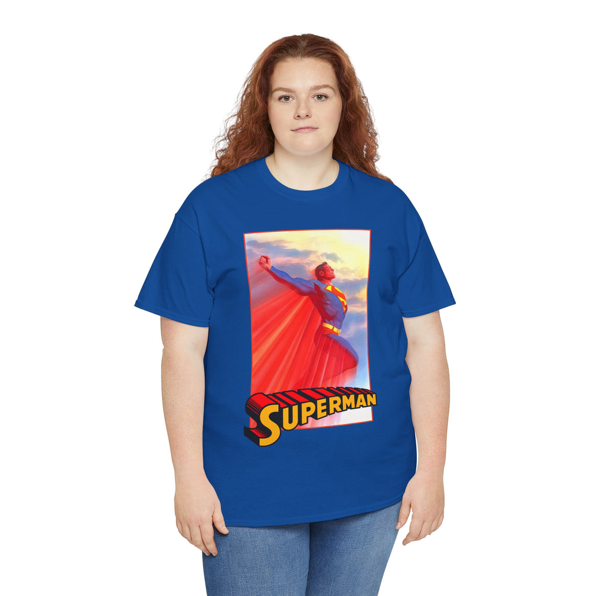 Superman T-Shirt - Alex Ross Art - Man of Steel - DC Comics