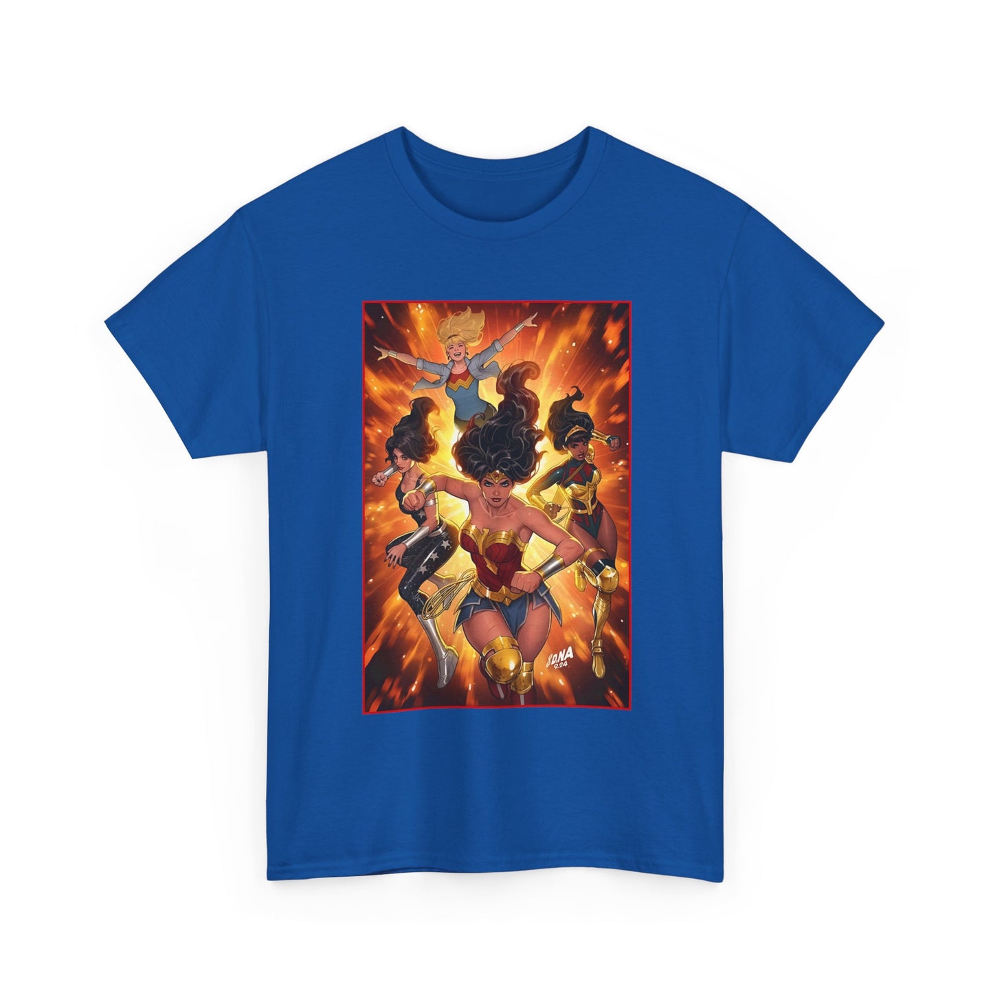 Wonder Woman & the Wonder Girls T-Shirt - David Nakayama Art - Donna Troy, Cassie Sandsmark, Yara Flor - #17 Variant Cover Art - DC Comics