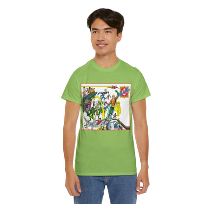 Who's Who in the DC Universe T-Shirt - George Perez Art - #1 Cover - Aquaman, Arion, Amazing Man, Amethyst - DC Comics
