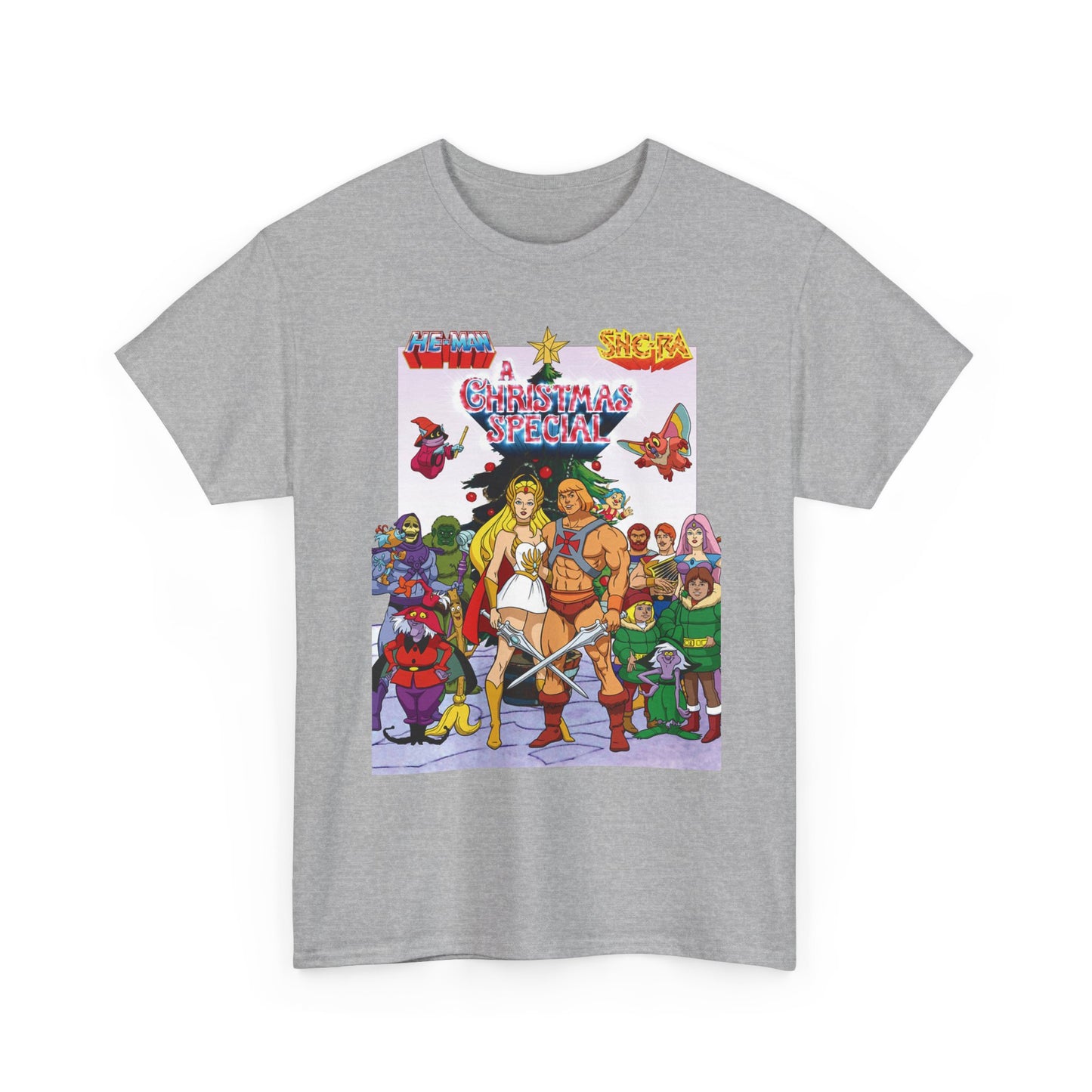 He-Man & She-Ra: A Christmas Special T-Shirt - Masters of the Universe, Princess of Power - Skeletor, Fisto, Orko, Kowl, Madame Razz - Filmation