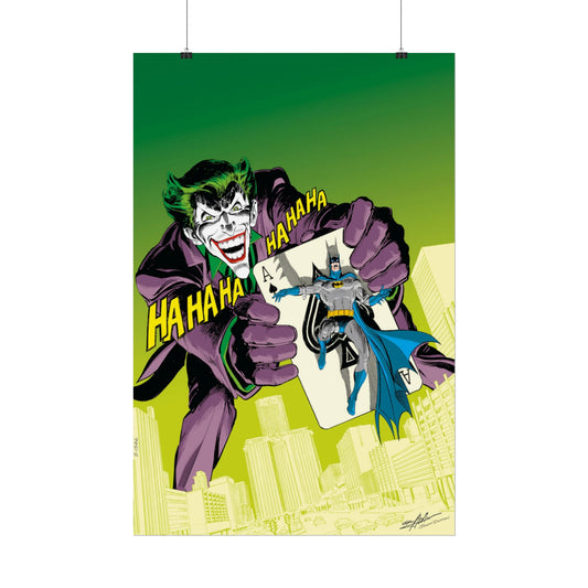 Batman Vs Joker Rolled Poster - Neal Adams Art - Bronze Age Art - DC Comics - Multiple Sizes Up to 24"x36"
