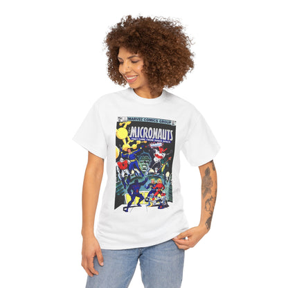 Micronauts T-Shirt - Annual #1 Cover Art - Marvel Comics - Arcturus Rann, Biotron, Marionette, Microtron, Bug, Acroyear
