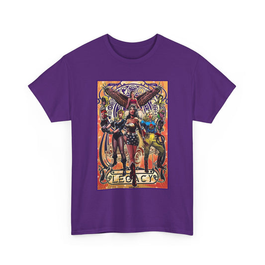 Justice Society T-Shirt - Tony Harris Art - Wonder Woman, Liberty Belle, Black Canary, Hawkgirl - JSA - DC Comics