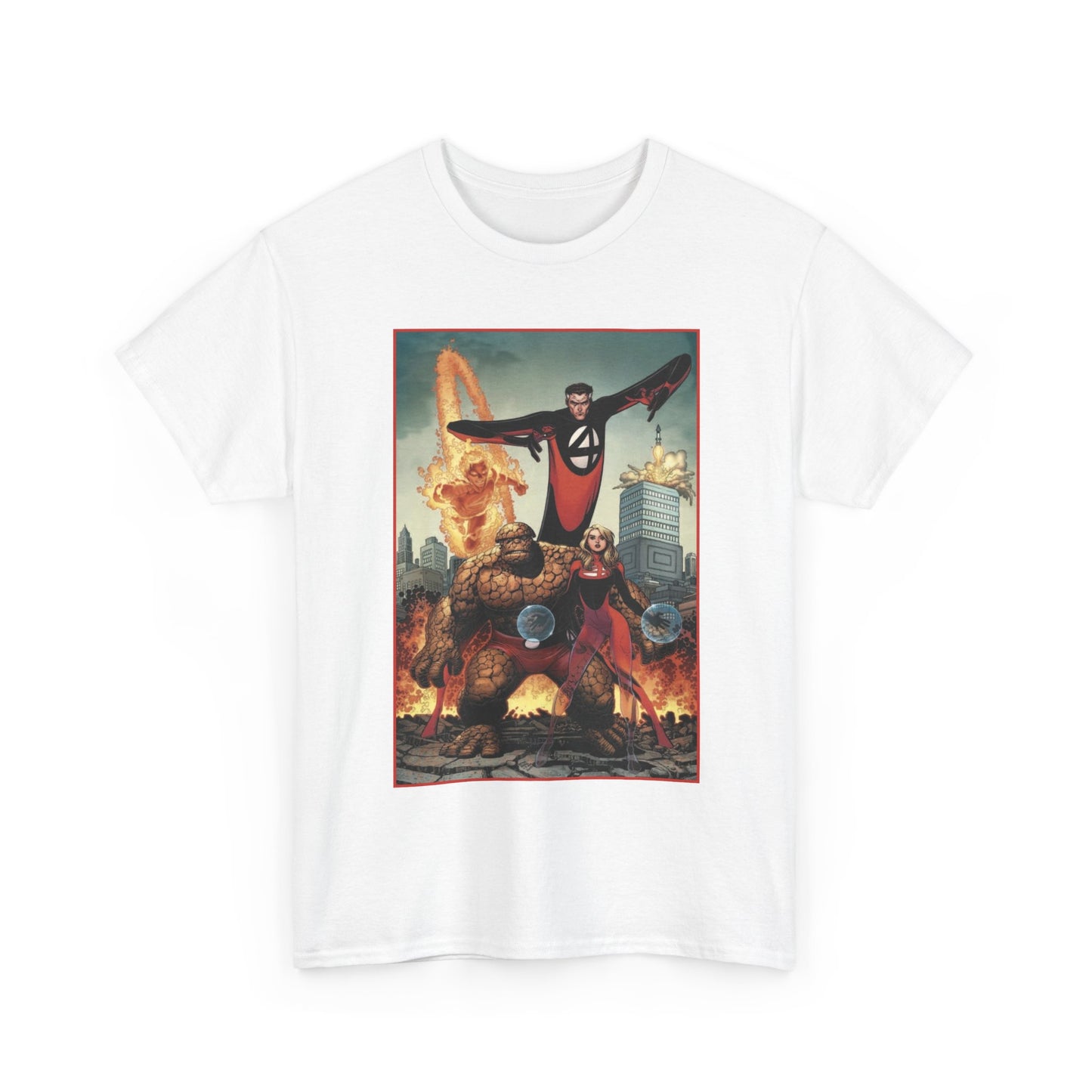 Fantastic Four T-Shirt - Arthur Adams Art - Marvel Comics
