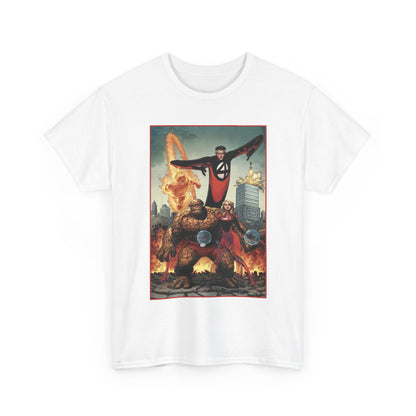 Fantastic Four T-Shirt - Arthur Adams Art - Marvel Comics