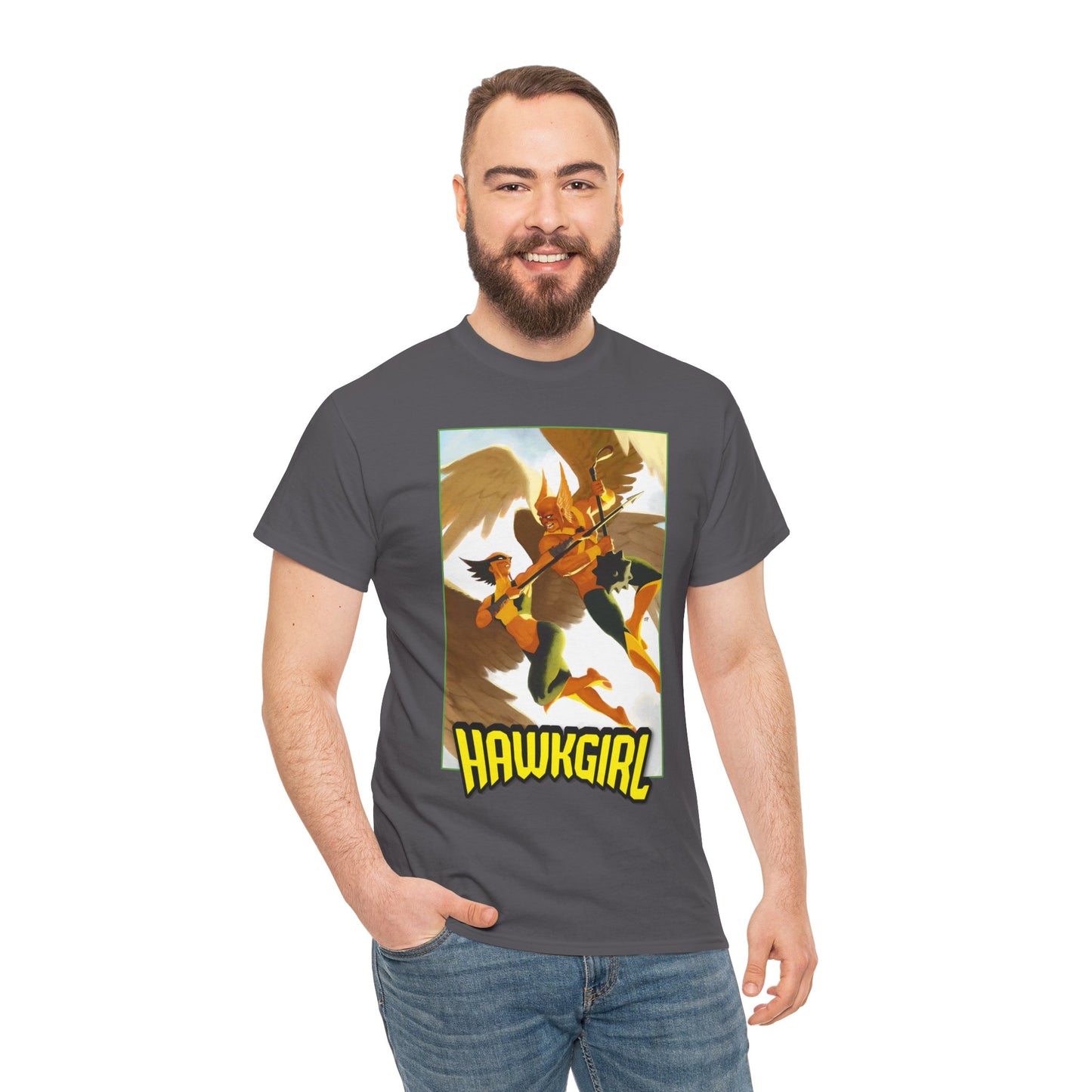 Hawkgirl T-Shirt - David Talaski Art - With Hawkman - DC Comics