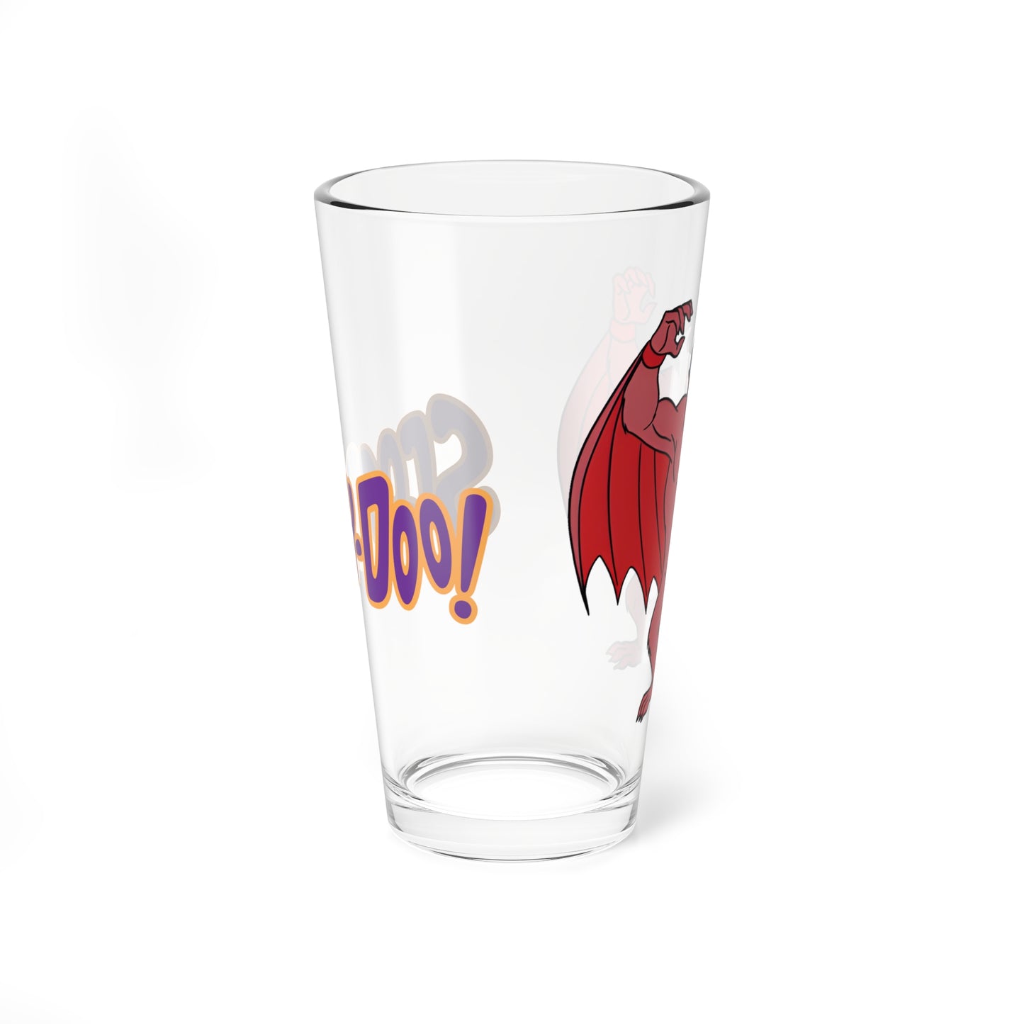 Steaming Demon Pint Glass, 16oz - Scooby Doo Villain - Hanna-Barbera - Seattle - A Frightened Hound Meets Demons Underground