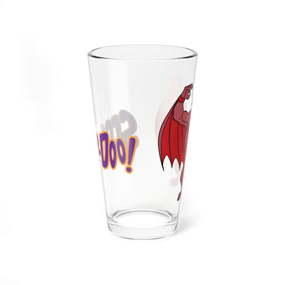 Steaming Demon Pint Glass, 16oz - Scooby Doo Villain - Hanna-Barbera - Seattle - A Frightened Hound Meets Demons Underground