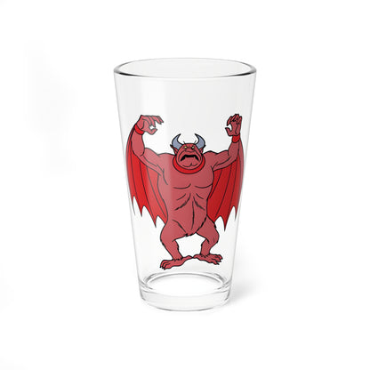 Steaming Demon Pint Glass, 16oz - Scooby Doo Villain - Hanna-Barbera - Seattle - A Frightened Hound Meets Demons Underground