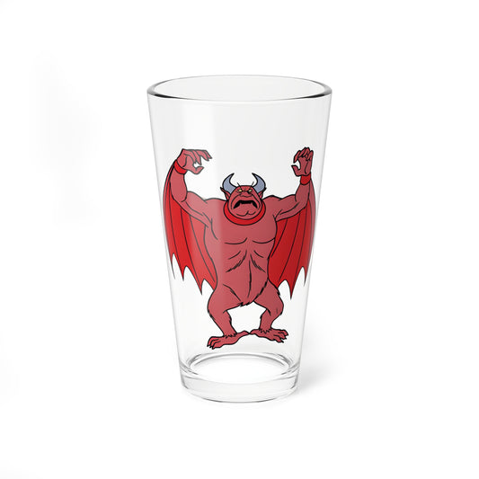 Steaming Demon Pint Glass, 16oz - Scooby Doo Villain - Hanna-Barbera - Seattle - A Frightened Hound Meets Demons Underground