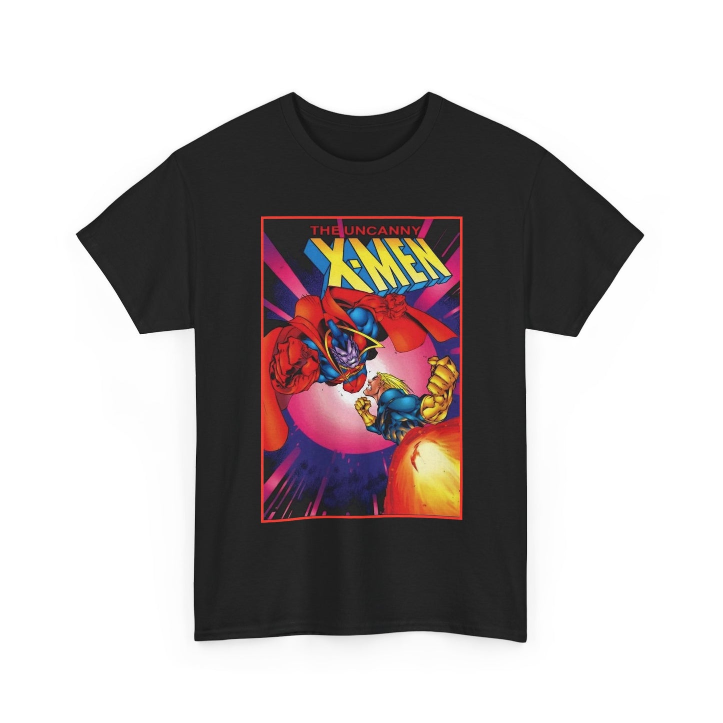 Uncanny X-Men T-Shirt - Joe Madureira Art - #341 Cover Art - Cannonball Vs Gladiator - Marvel Comics