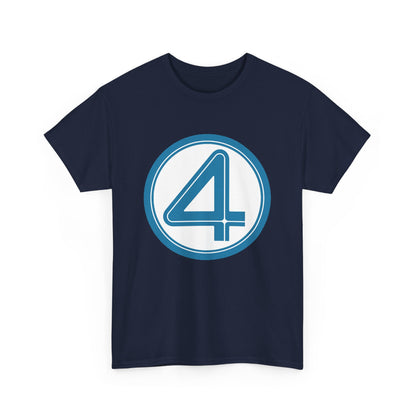 Fantastic Four Logo T-Shirt - New Marvel Movie 2025 - MCU - Pedro Pascal - 4 - Marvel Comics - Reed Richards