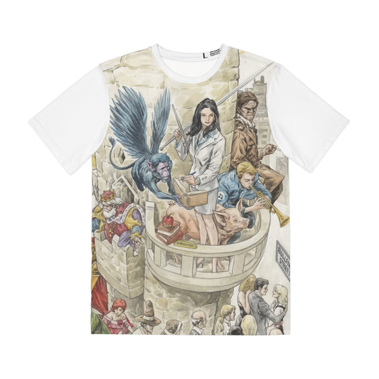 Fables All Over Print Tee (Polyester) - Mark Buckingham Art (IMPROVED PLACEMENT AND PRINTING TECHNIQUES)