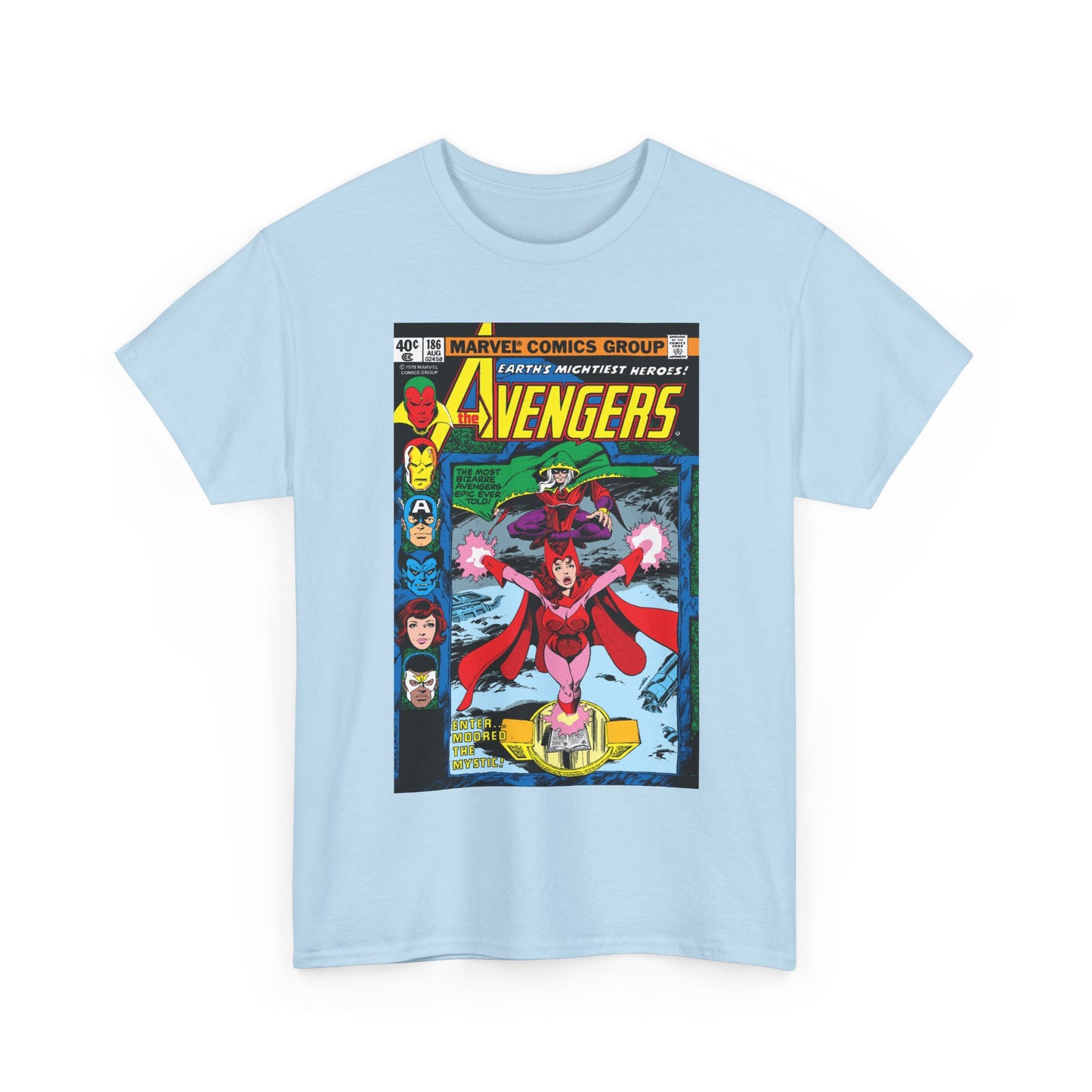 Avengers #186 T-Shirt - John Byrne Art - Scarlet Witch - Marvel Comics