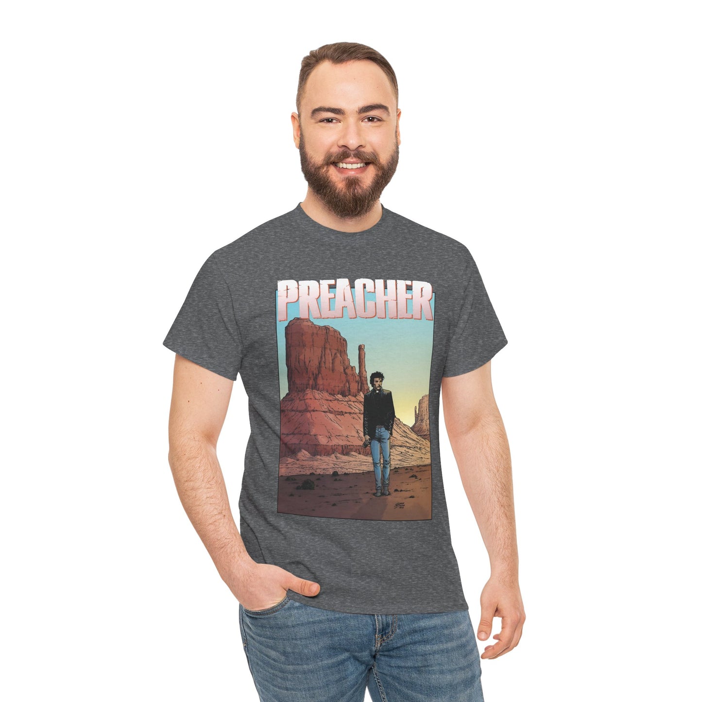 Preacher T-Shirt - Glenn Fabry Art - DC/Vertigo Comics