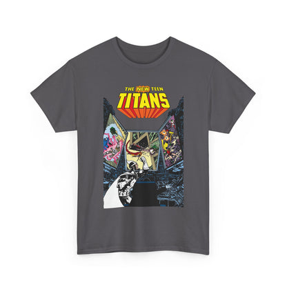 New Teen Titans T-Shirt - George Perez Art - Dr. Light, Titans Tower - DC Comics