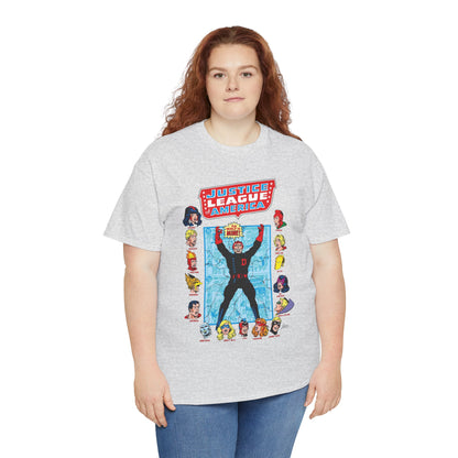 Justice League of America T-Shirt - George Perez Art - Justice Society, All-Star Squadron Team-Up DC Comics