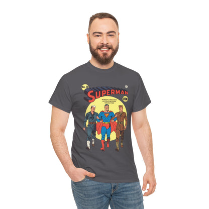 Superman T-Shirt - #12 Cover Art - Golden Age Classic - WWII Support - Iconic Image - DC Comics