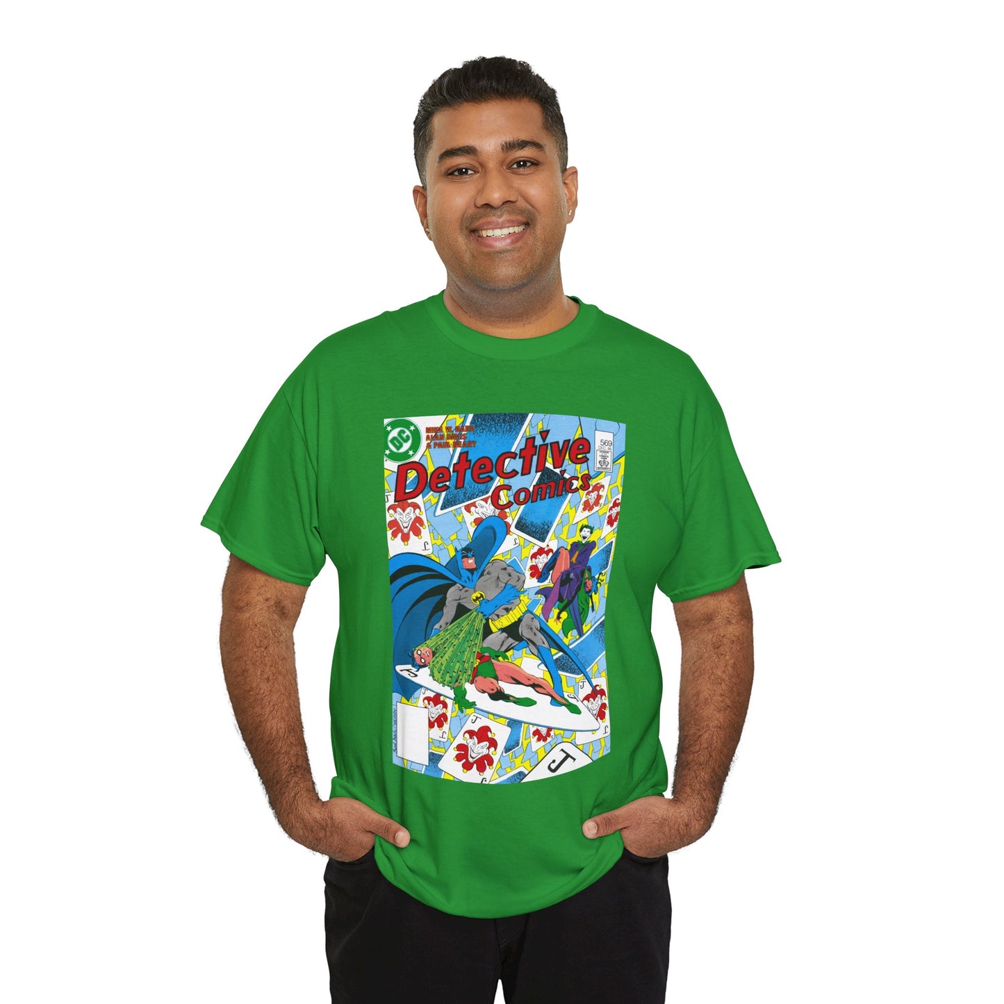 Detective Comics #569 T-Shirt - Alan Davis Art - Batman, Robin, Joker, Catwoman - DC Comics