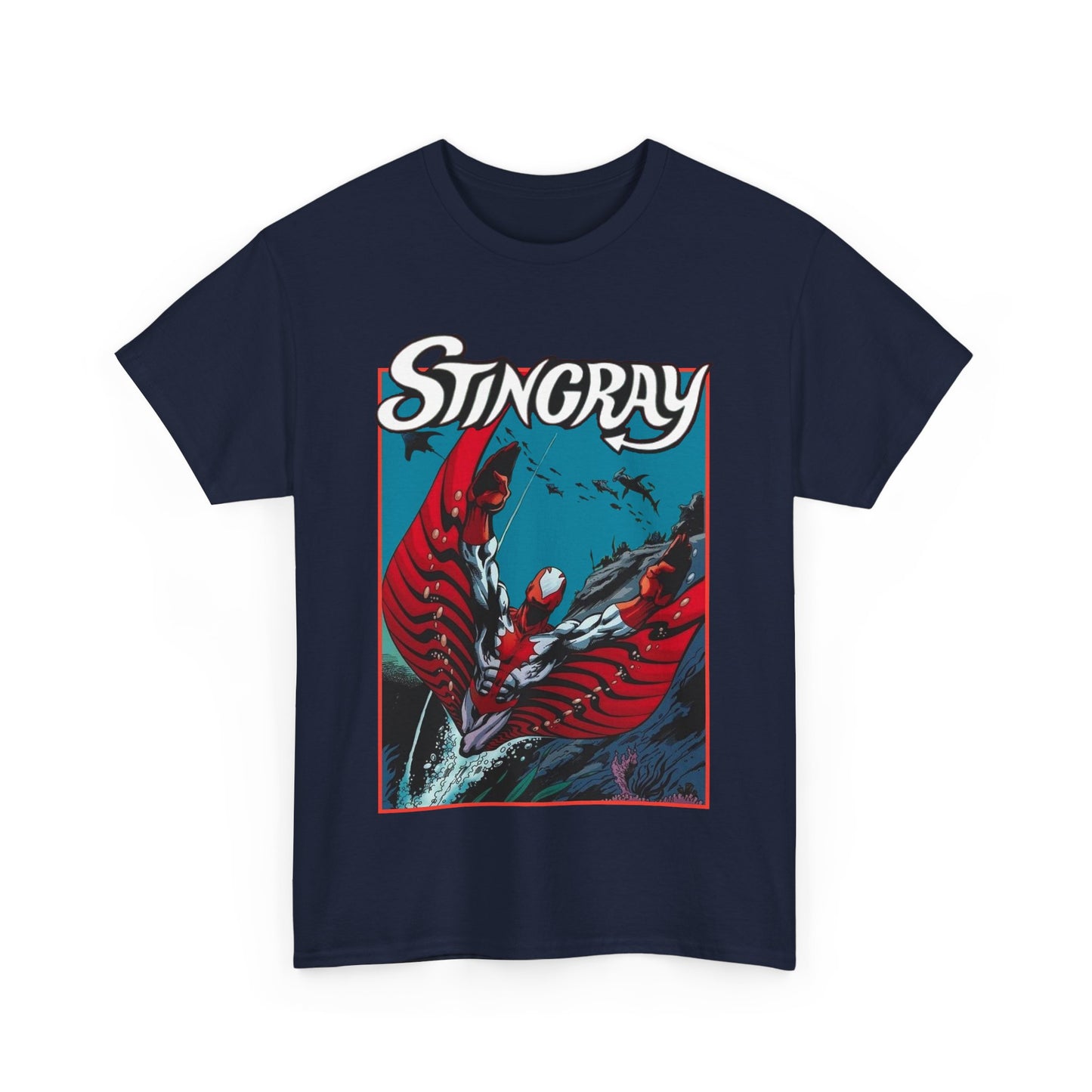 Stingray T-Shirt - Tales to Astonish First Appearance - Walter Newell - Avengers Member - Marvel Comics - Engineer, Oceanographer - Hydro-Base