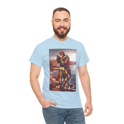 Gambit & Rogue T-Shirt - Scot Eaton Art - "Romy" - Popular X-Men Members - Marvel Comics