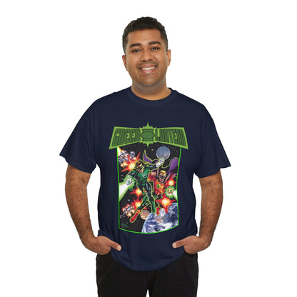 Green Lantern T-Shirt - George Perez Art - Hal Jordan & Alan Scott - Silver Age & Golden Age - DC Comics