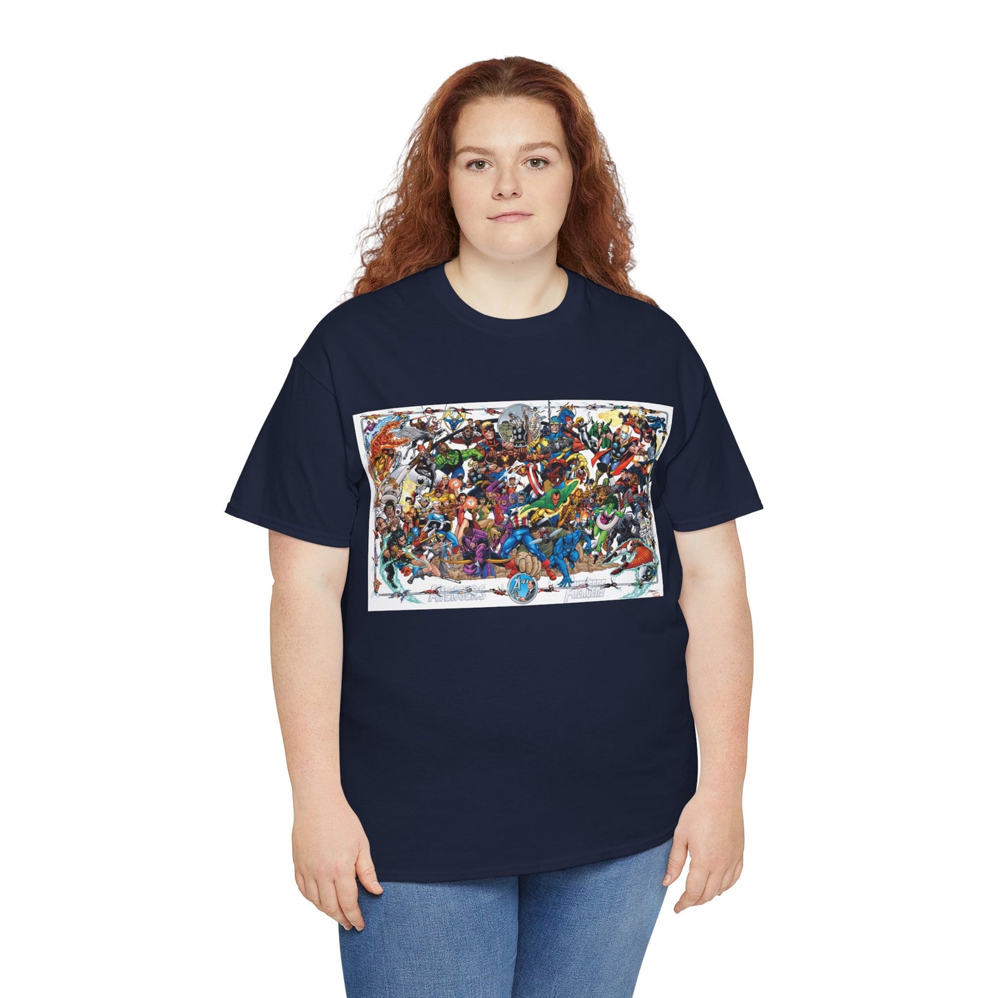 Avengers T-Shirt - George Perez Art - Poster Art of Basically Every Avenger - Marvel Comics