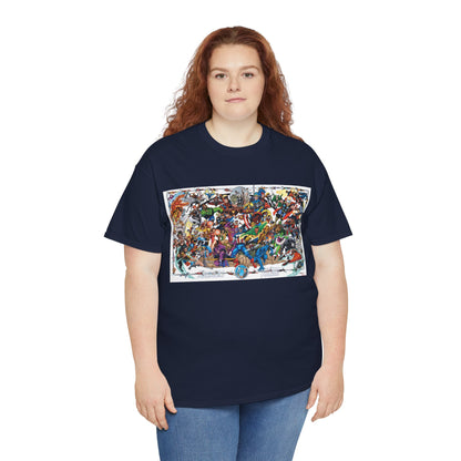 Avengers T-Shirt - George Perez Art - Poster Art of Basically Every Avenger - Marvel Comics