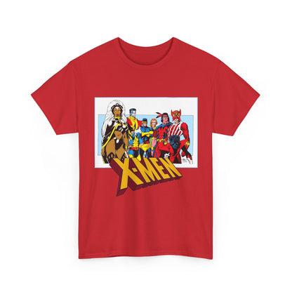 X-Men T-Shirt - Arthur Adams Art - Cyclops, Nightcrawler, Storm, Wolverine, Thunderbird, Sunfire, Banshee - Marvel Comics