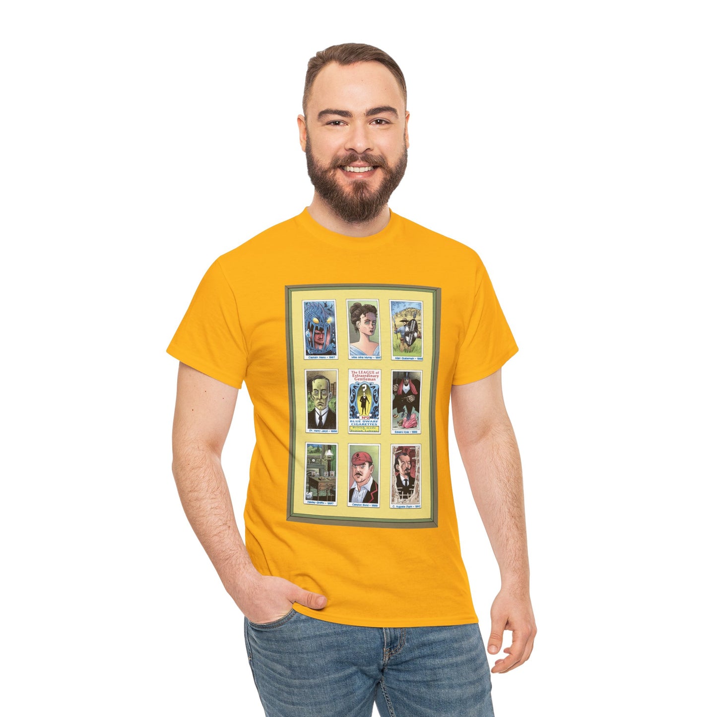 League of Extraordinary Gentlemen T-Shirt - Kevin O'Neill Art - Mina Murray, Captain Nemo, Allan Quatermain, Jekyll & Hyde - Alan Moore Story