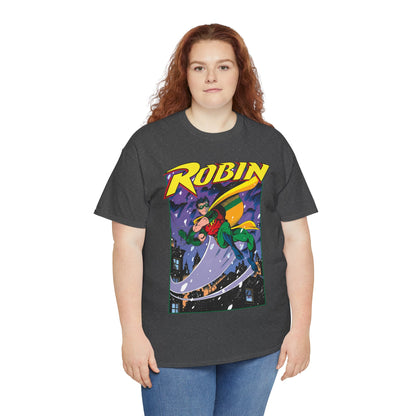 Robin T-Shirt - Tom Grummett Art - Tim Drake, Batman Family, Gotham City - DC Comics