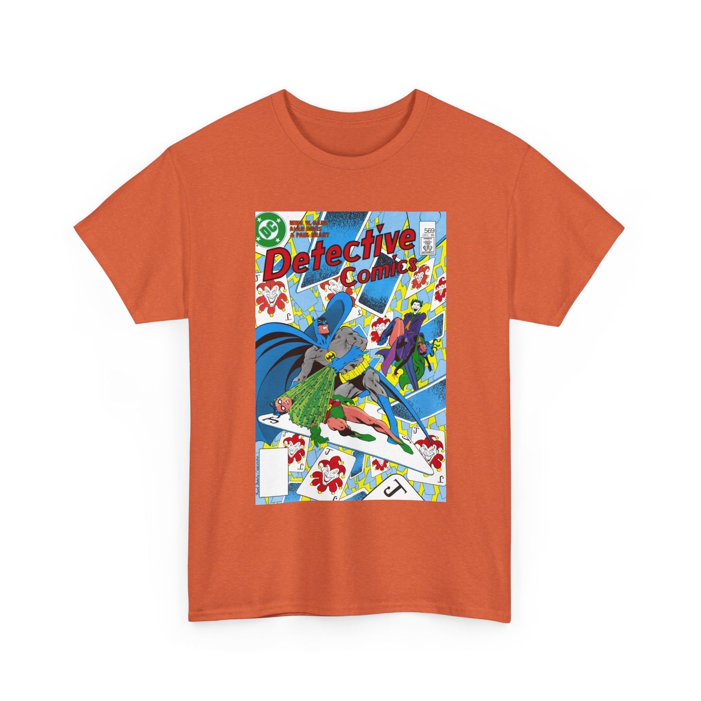 Detective Comics #569 T-Shirt - Alan Davis Art - Batman, Robin, Joker, Catwoman - DC Comics