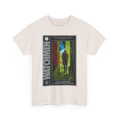 Watchmen Ad T-Shirt - Dave Gibbons Art - Rorschach - DC Comics