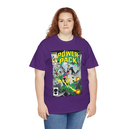 Power Pack #10 T-Shirt - With Marrina from Alpha Flight - Marvel Comics