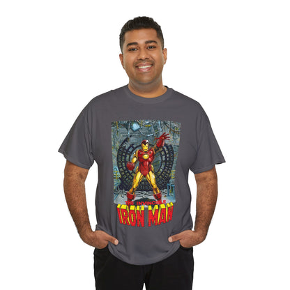 Iron Man T-Shirt - Bob Layton Art - Tony Stark Armor - Avengers Member & Leader - Marvel Comics