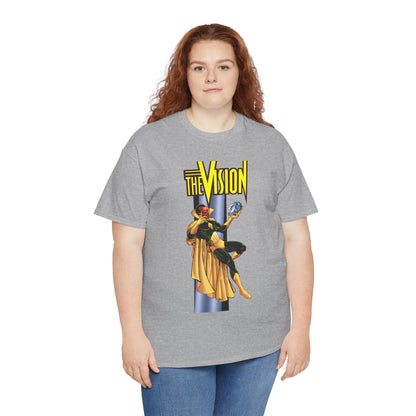 Vision T-Shirt - George Perez Art - Built by Ultron - Avengers Member - Marvel Comics