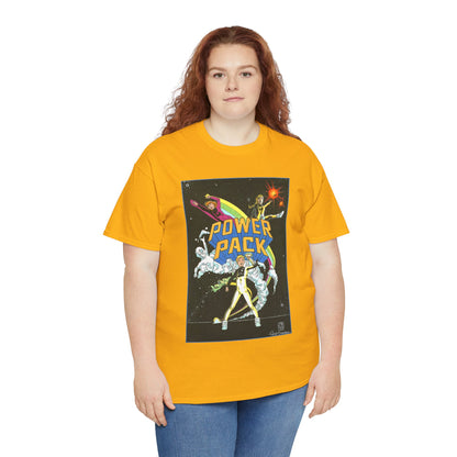 Power Pack T-Shirt - June Brigman, Roy Richardson, Bob Share Art - Ad Recreation - Marvel Comics