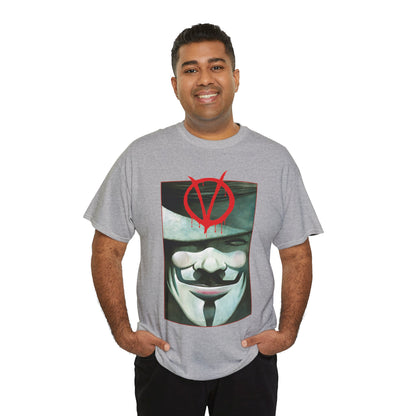 V For Vendetta T-Shirt - David Lloyd Art - Guy Fawkes Mask - DC Comics