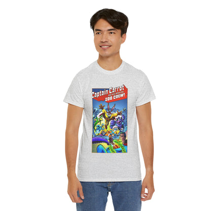 Captain Carrot & Zoo Crew T-Shirt - DC Comics Bronze Age Funny Animals, Superman Guest Star - 1980s